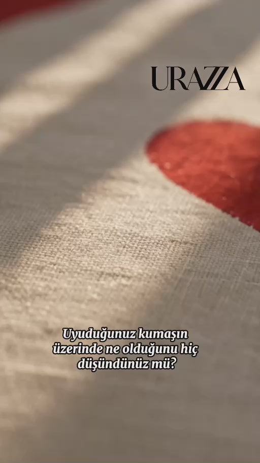 URAZZA doğal taş baskı nevresim videosu